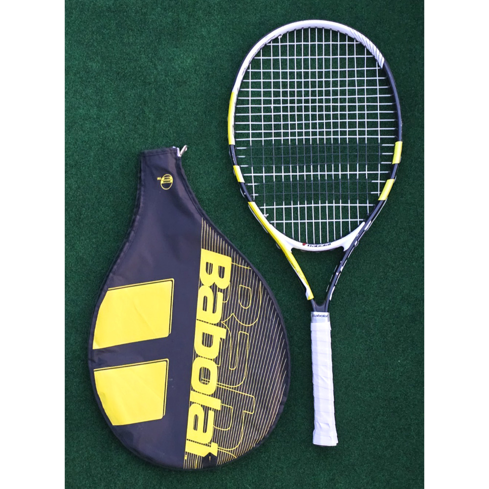 Babolat Nadal Jr 145 Tennis Racquet 4" Grip 245g 680cm 26" New White Grip